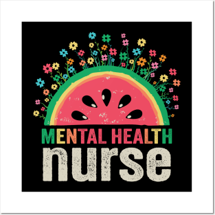 Funny Mental-Health Nurse Mental-Health Awareness 2024 Posters and Art